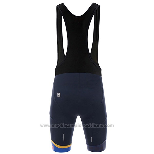 2017 Abbigliamento Ciclismo Asturias Vuelta Espana Blu Manica Corta e Salopette